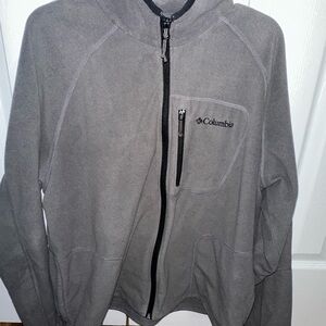 Columbia Men's Gray Zip Up Sweater